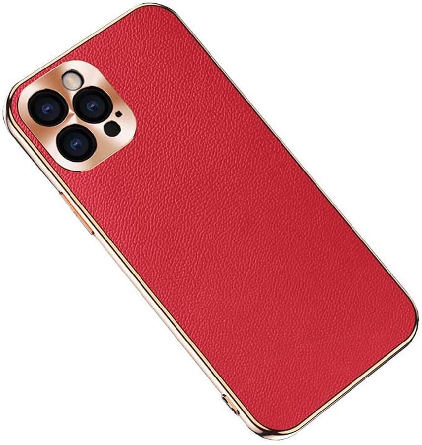 Coque iPhone 12 Pro Max en cuir antidérapant luxe KANUZ