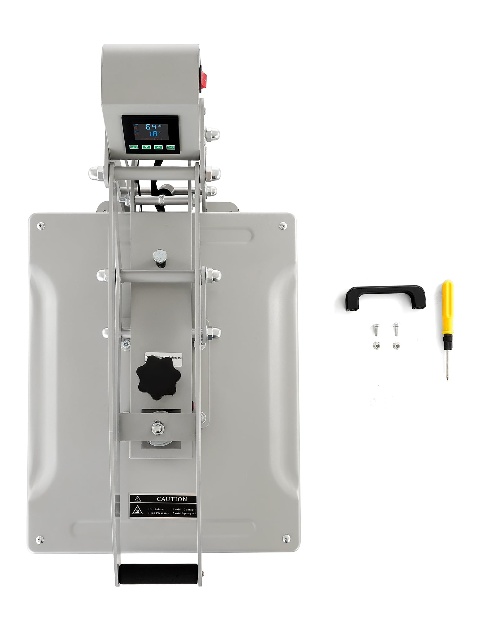 CREWORKS 40x50cm Autopress Machine de Presse à Chaud Automatique 2200W avec Base Coulissante Transfert de Chaleur à Domicile pour T-shirts Sacs Tapis de Souris Cadeaux Charité Entreprise