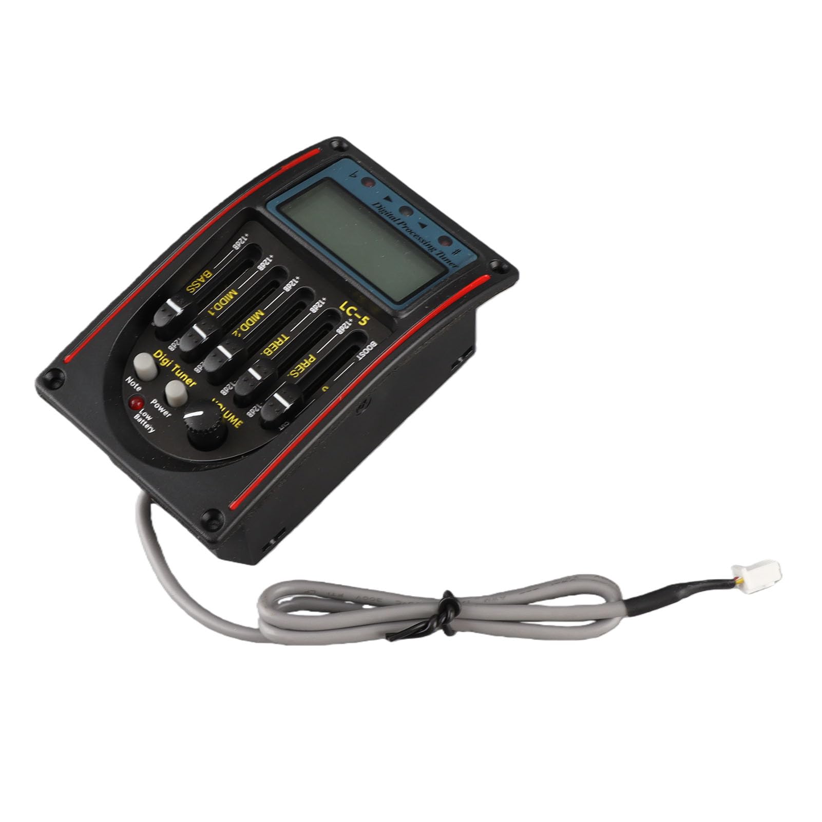 Préampli Guitare Acoustique 5 Bandes EQ LC 5, Remplacement du Préampli Guitare avec Contrôle du Volume Réel