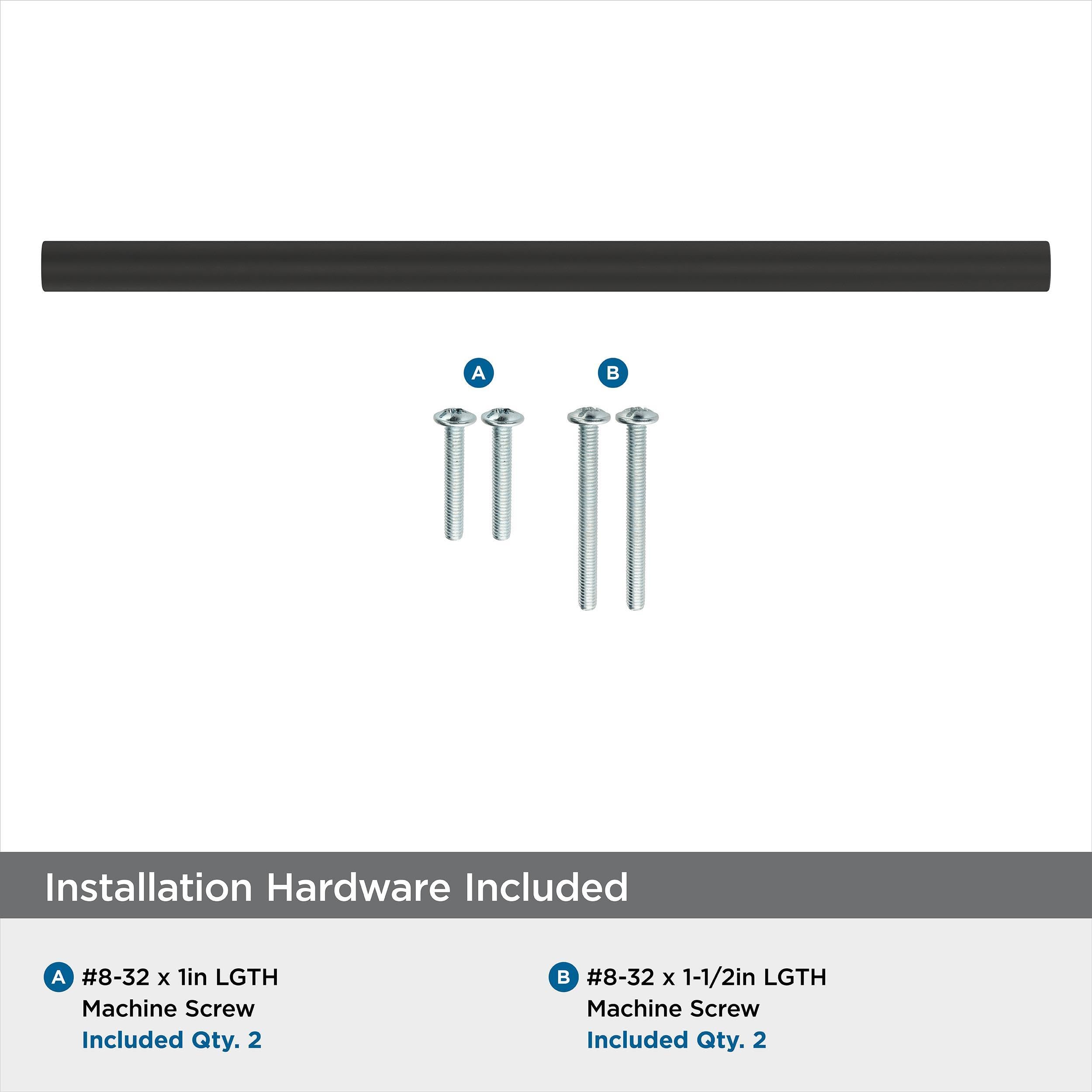 Amerock, Matte Black, 8-13/16 in. Center-to-Center - Image 4