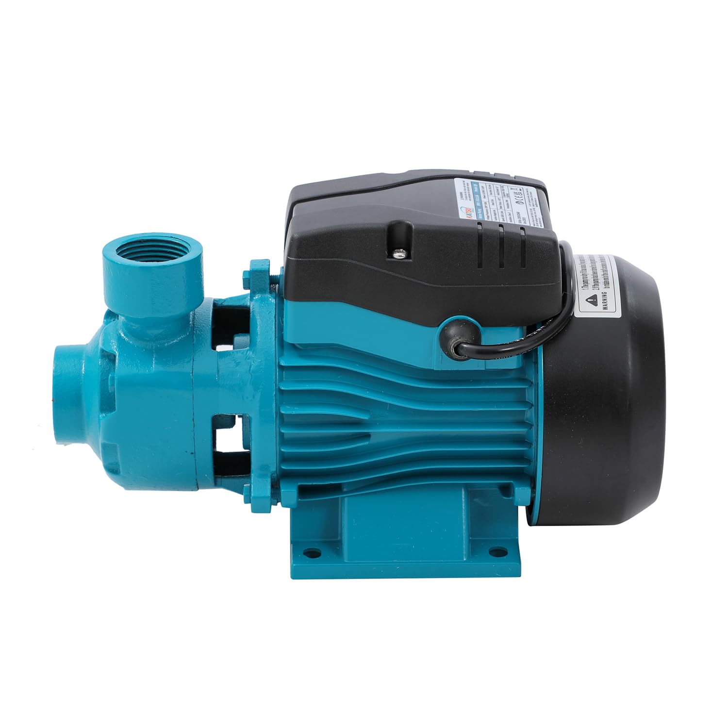 KATSU Bomba de Agua Periférica Centrífuga Eléctrica Industrial 1/2HP 220V para Agua Limpia, Adecuada para Granja Jardín Piscina Estanque Tanque 151112