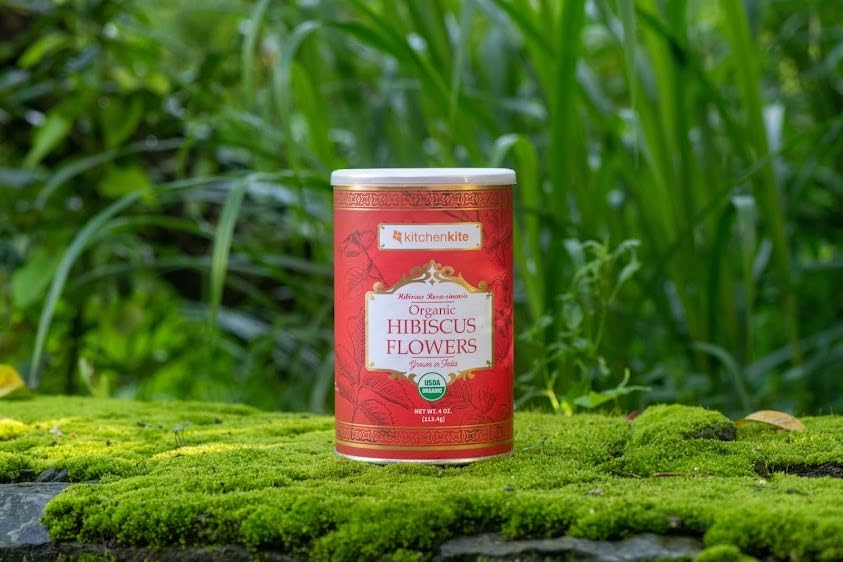 Miniatura 7 de Flores orgánicas de hibisco de 4 onzas, 100% naturales y de calidad premium, aprobado por la USDA, té de hierbas, sin OMG, sin cafeína