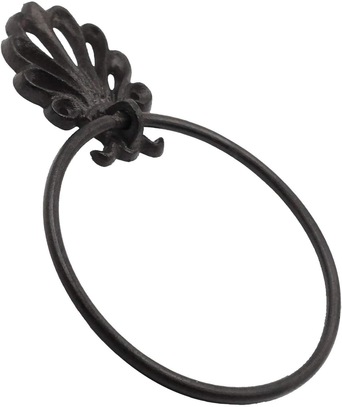 Antique Cast Iron Towel Ring Holder image 3