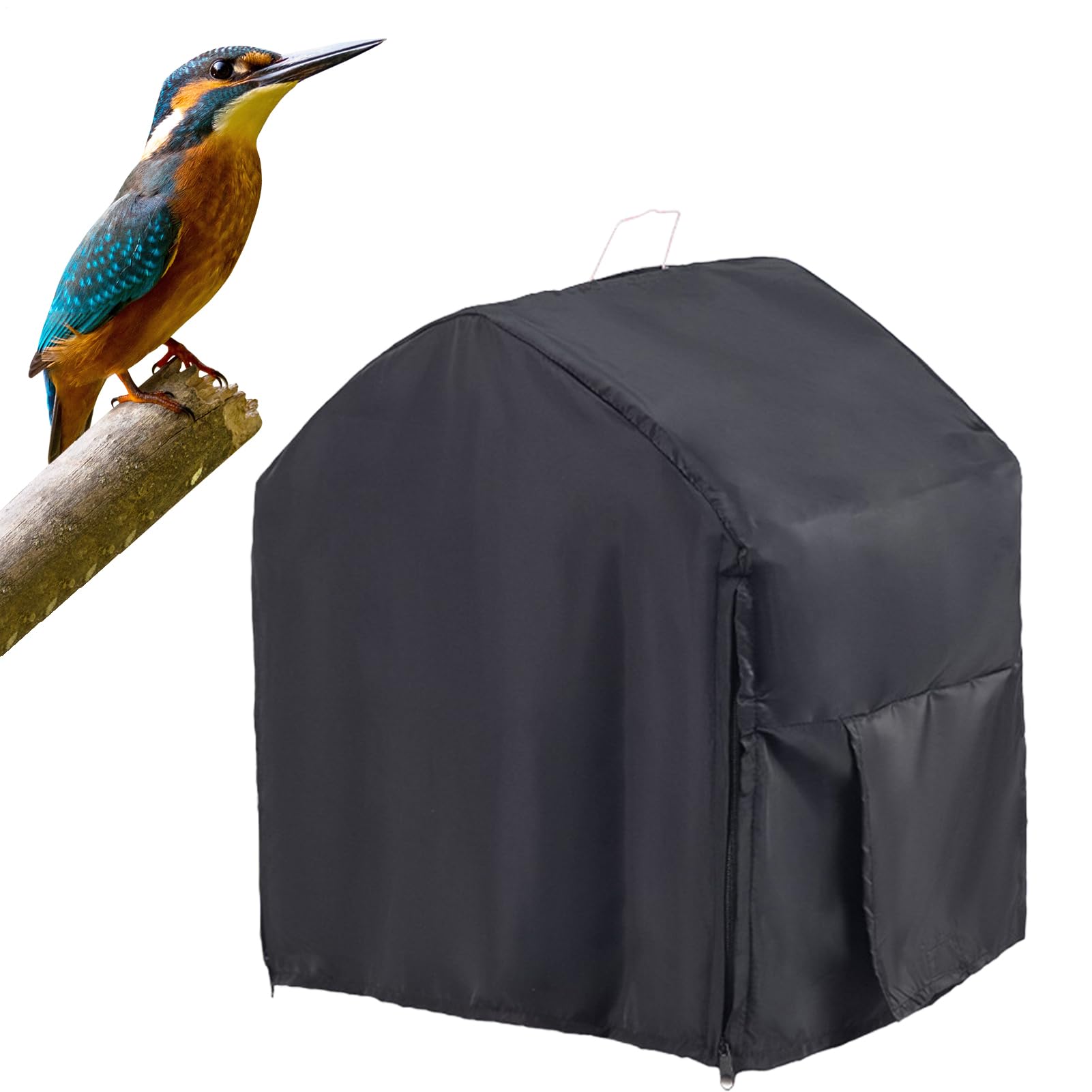 Bird Cage Night Cover - Black-Out parrots Cage Cover, Nighttime Light Blocking Accessory | Small Cages Covers For Parakeets Budgies Canaries Indoor Birds, Reduce Distractions, Promote Restful Sleep