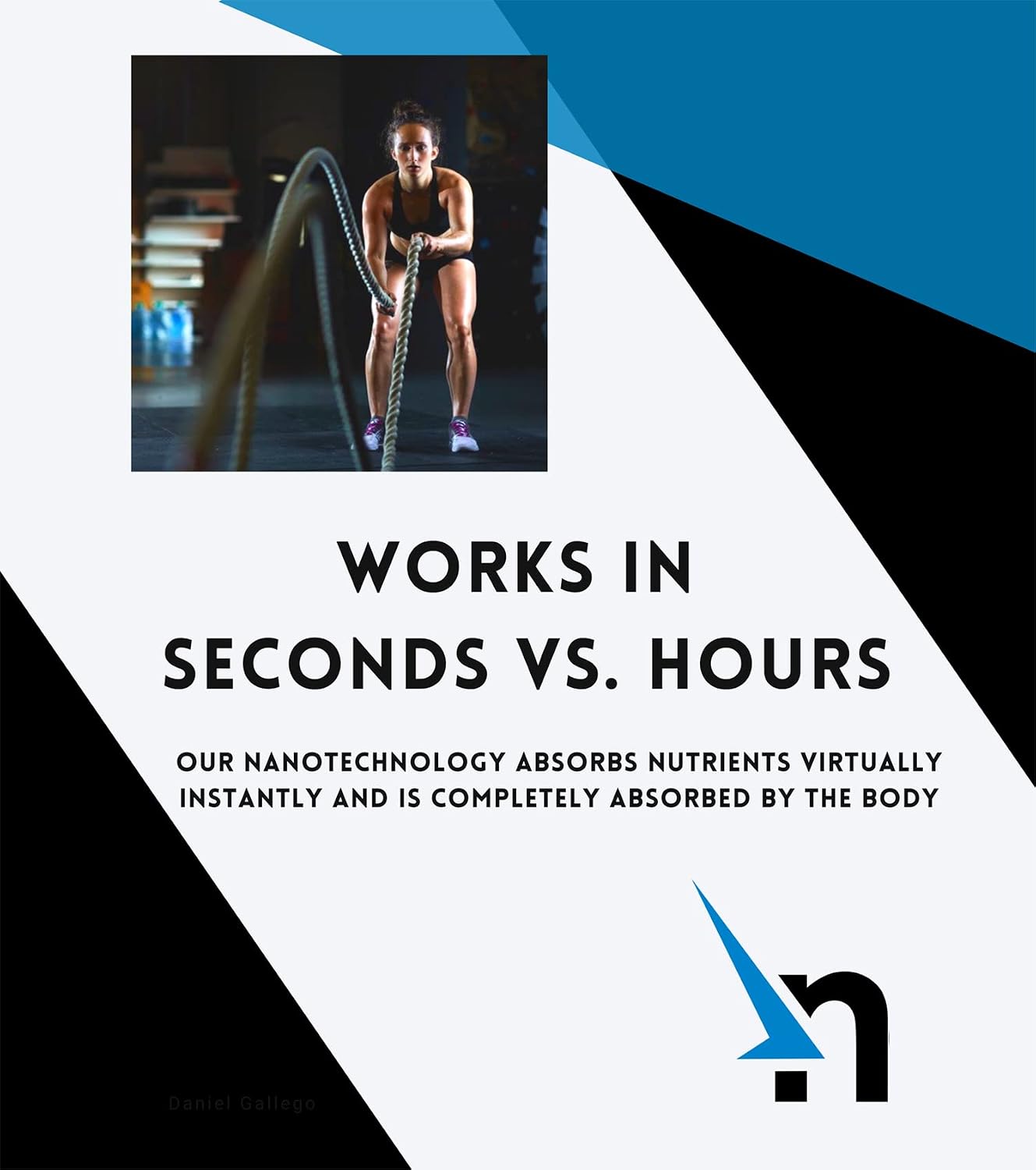 Nanohydr8 Workout Energy Drink with Nanotechnology for Fast Hydration and Electrolyte Recovery
