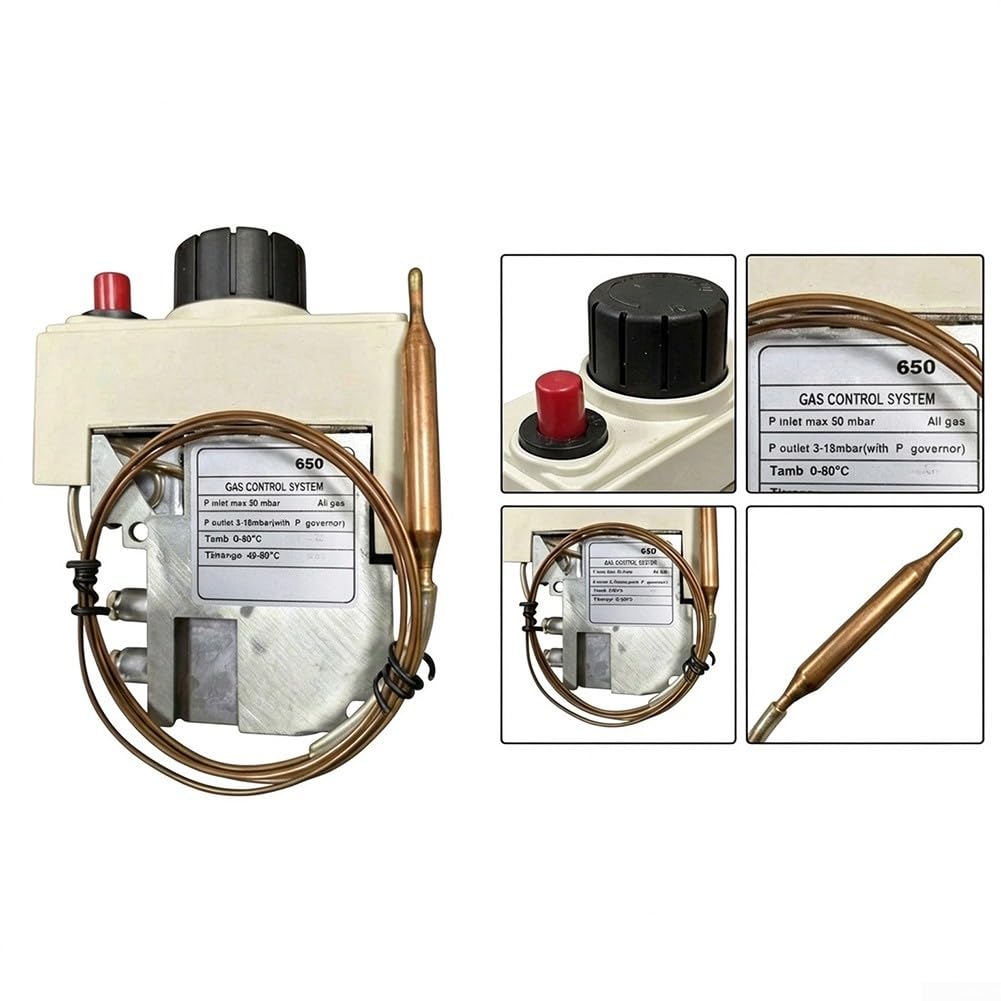 Válvula Seguridad Gas con Termopar Anti Fugas