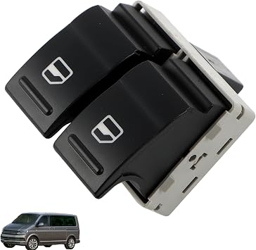 Right Hand Drive Power Window Control Switch Replacement for Multivan V 03-15 Replacement for 7E0959855A