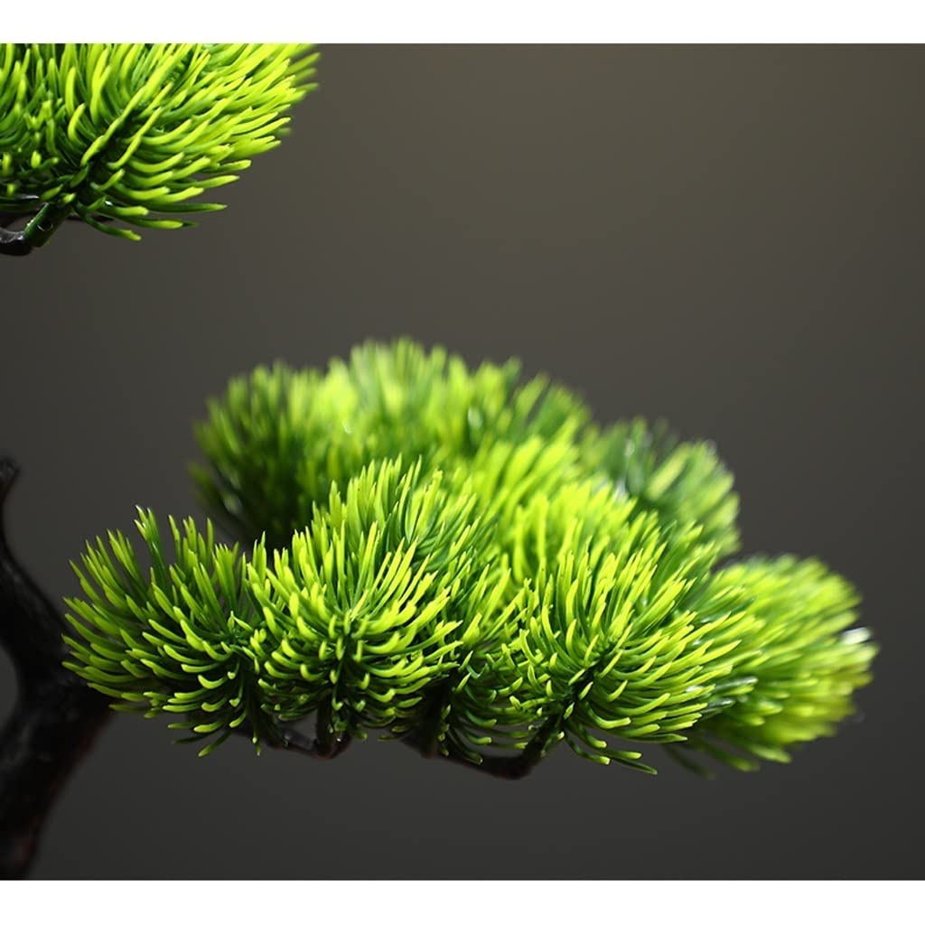 Sztuczne drzewo sztuczna roślina bonsai sosna igła cyprys roślina doniczkowa ceramiczna doniczkowa wewnątrz i na zewnątrz bonsai dekoracyjne ozdoby sztuczne drzewo wewnątrz, A