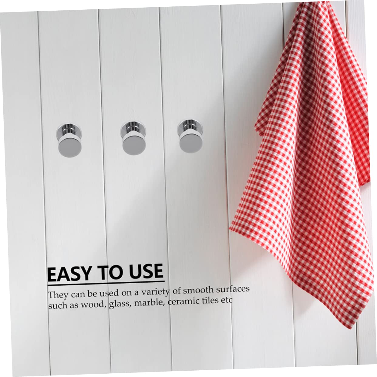 SHINEOFI 4piezas Ganchos Metálicos Para Toallas Unidades Para Baño Con Tornillos Fácil De Instalar Organizador De Hogar