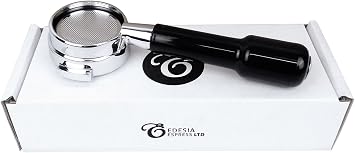 Bottomless Naked Portafilter for Conti Espresso Machines, 21g Basket - by EDESIA ESPRESS