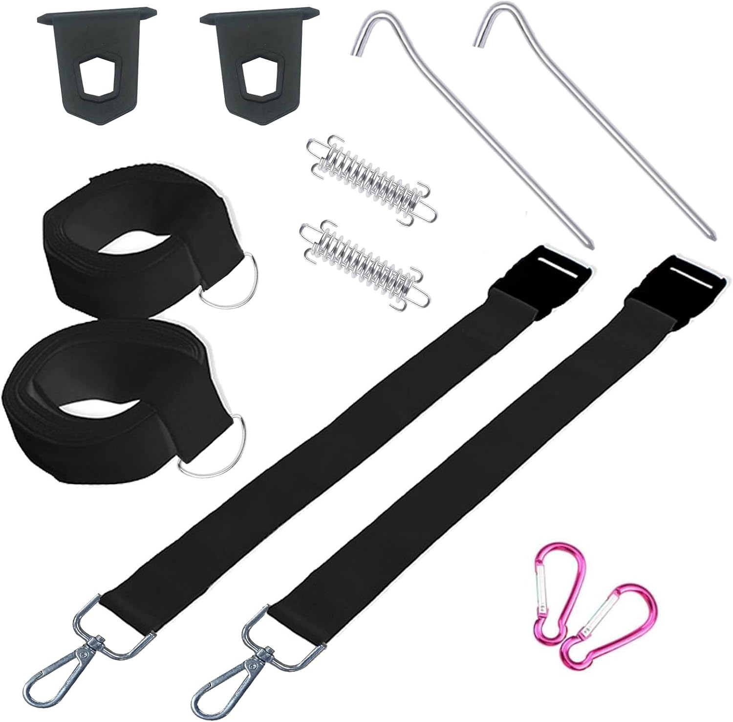for Fiamma Caravan Motorhome Awning Tie Down Adjustable Bands Hooks Buckles Kits Type S Black for F35 F45 F65 Car Accessories