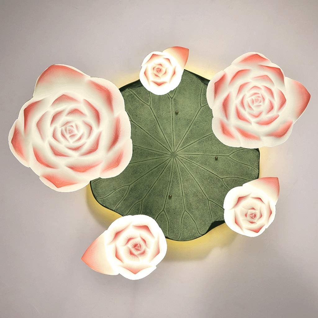 Creative Chinese Style Lotus Chandelier Living Room Art Chinese Style Lotus Lamps for Living Room Dining Room Bedroom