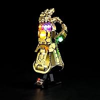 Vista 2 de BRIKSMAX Kit de iluminación LED para Infinity Gauntlet – Compatible con modelo de bloques de construcción Lego 76191 – no incluye el juego Lego