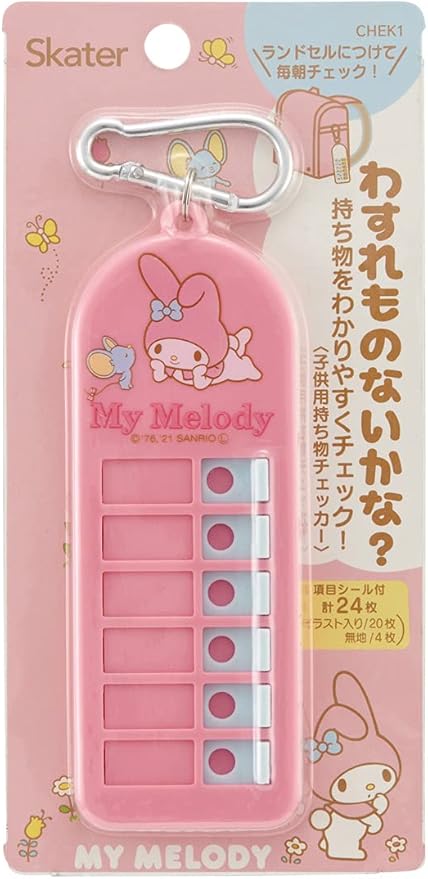 Amazon スケーター 子供用 持ち物チェッカー 忘れ物チェッカー マイメロディ サンリオ Chek1 A スケーター Skater 生活雑貨 通販