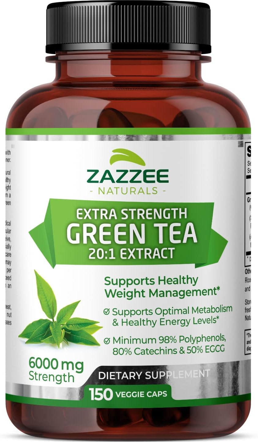 Green Tea Extract Capsules 1000mg 98 Standardized EGCG