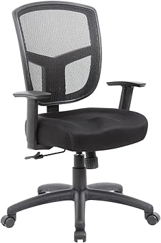 Boss Office Products (BOSXK Contract Task Chair with Synchro-Tilt Mechanism, Black, B6022