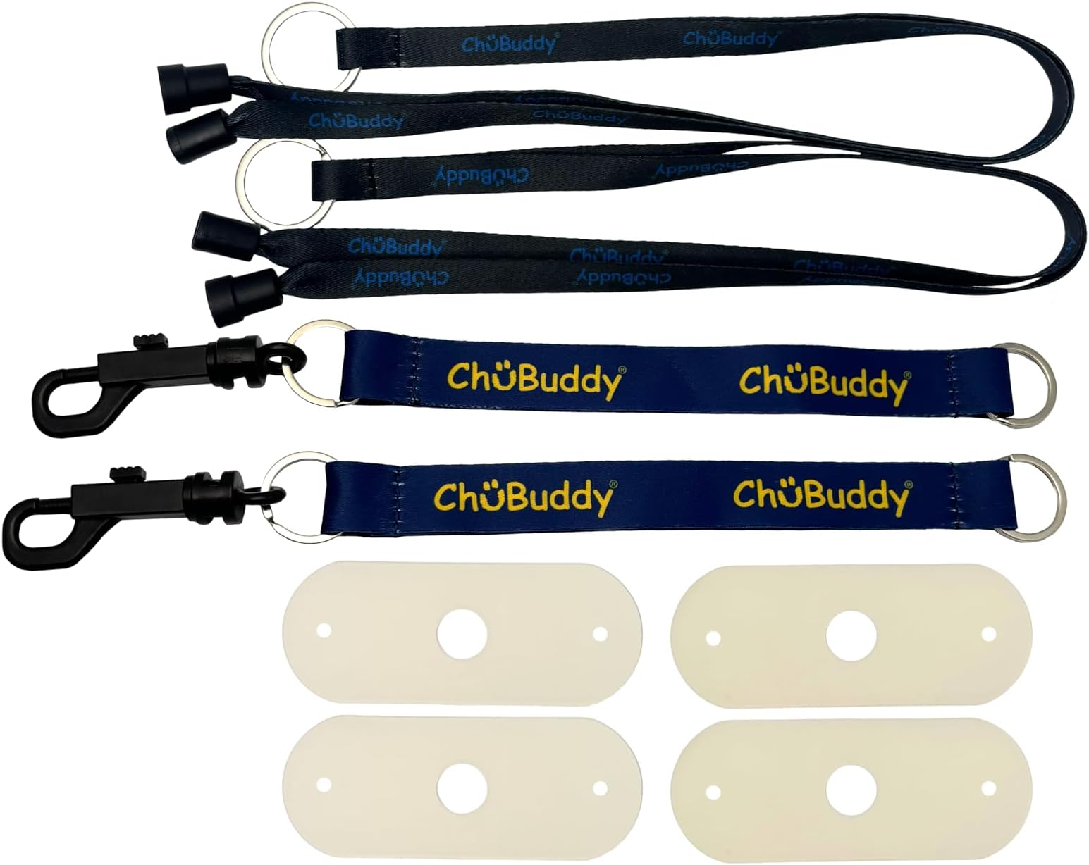 CHU-BUDDY Chewy Holder 4 Pack (Navy/Black)