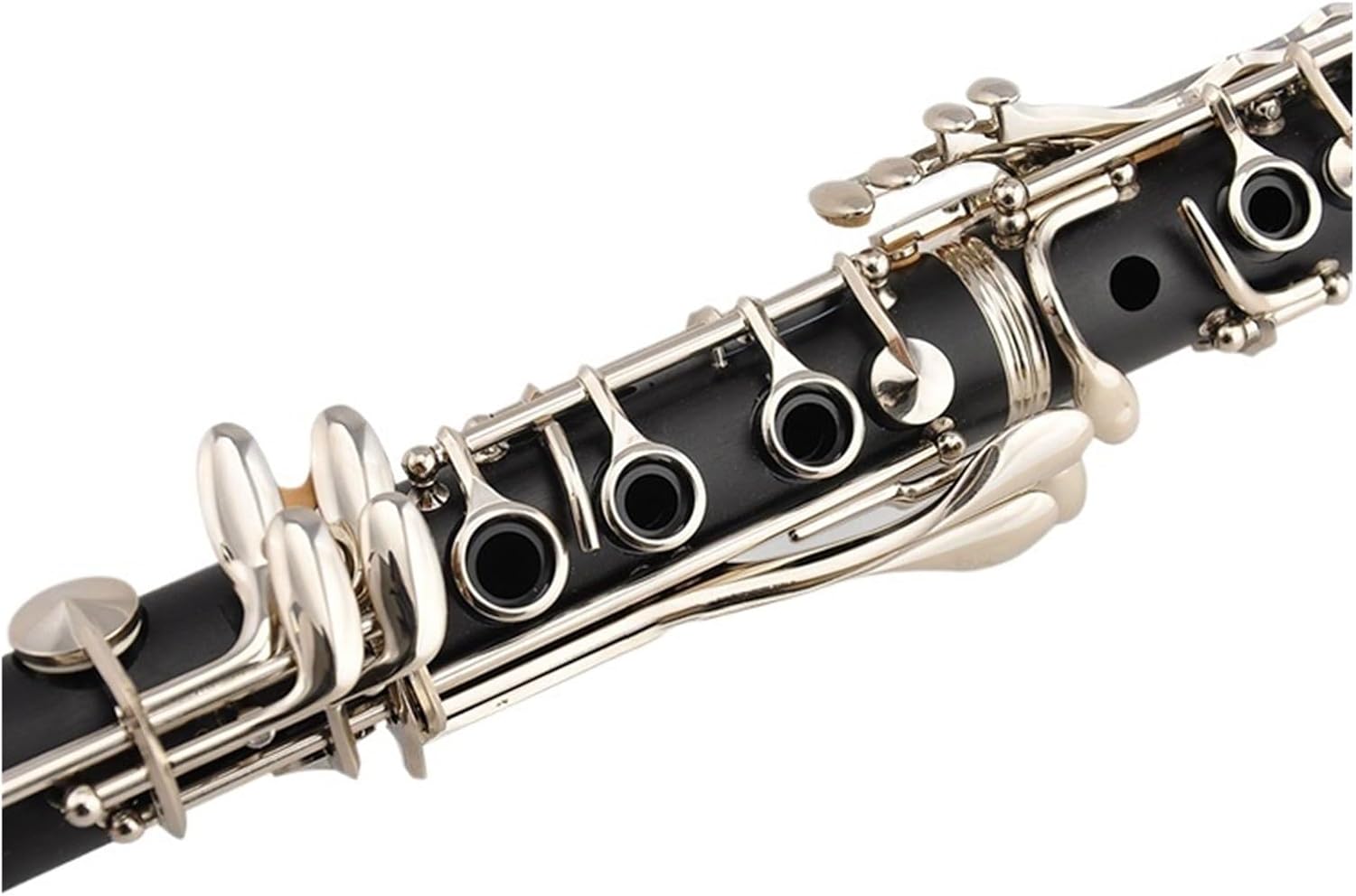 Clarinet Black Tube B Flat 17 Keys Hose