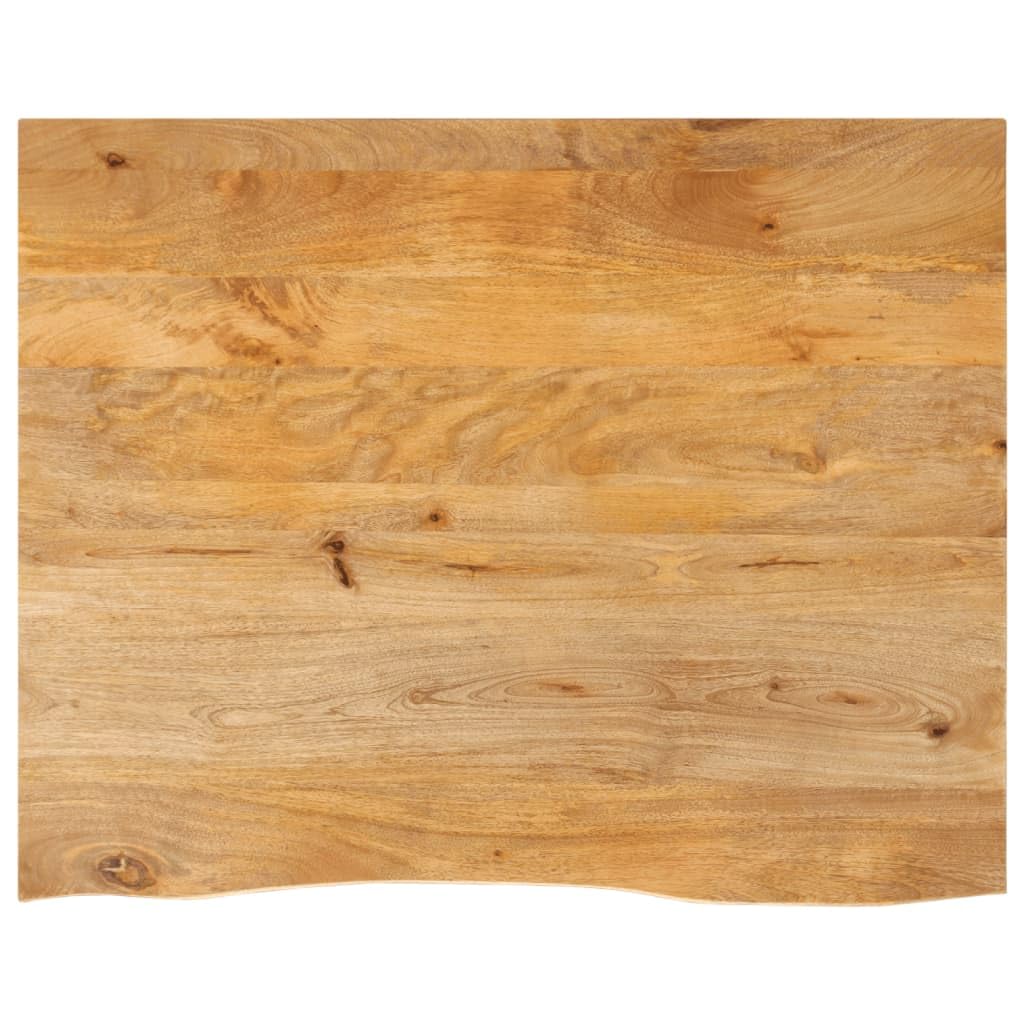 Plateau de table en manguier massif rustique 110x80cm pour un salon élégant