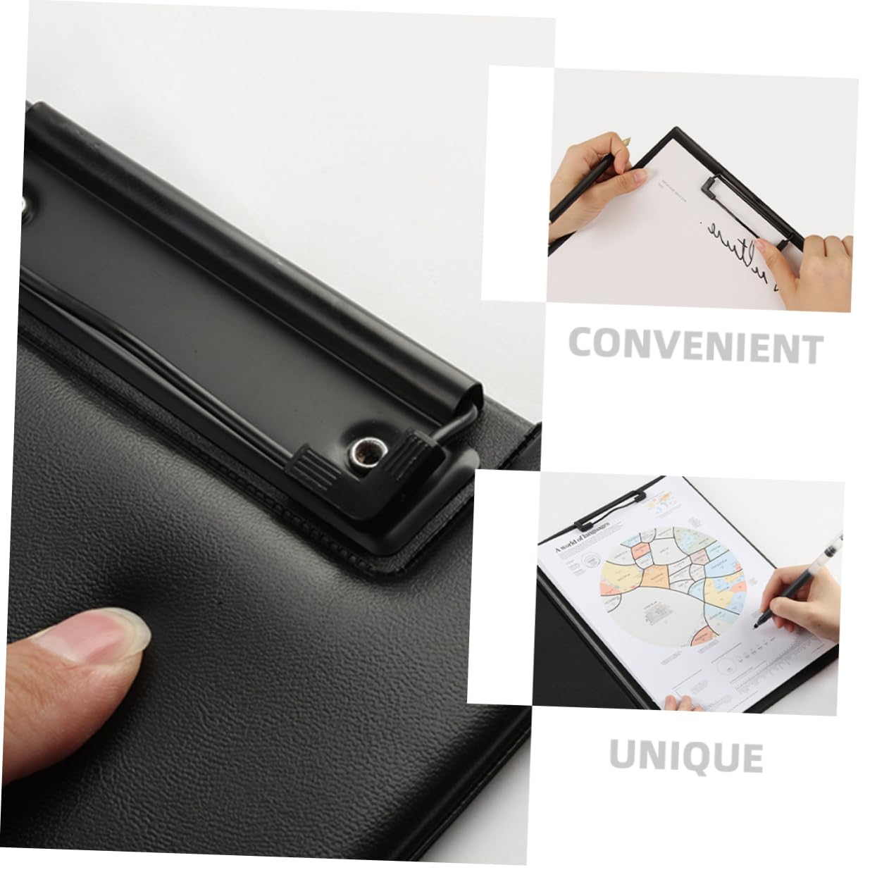 SHINEOFI Porte-documents à Clip Pour Fournitures De Bureau, Fournitures