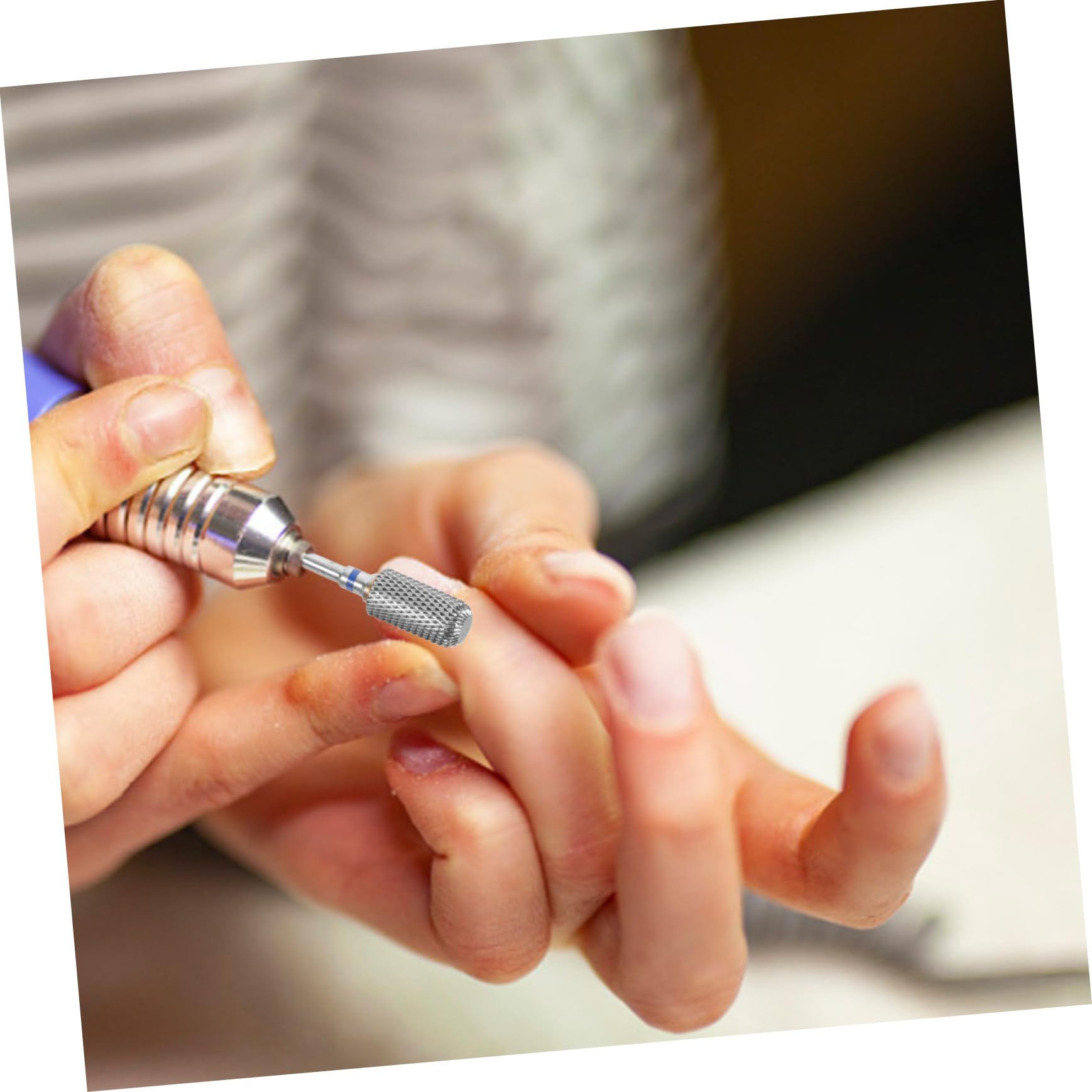Healvian 5piezas Broca De Manicura Para Taladro Eléctrico Limpiador De Cutículas Accesorio Para Uñas Acrílicas Uso Profesional y Personal Compatible La Mayoría De Taladros De Uñas