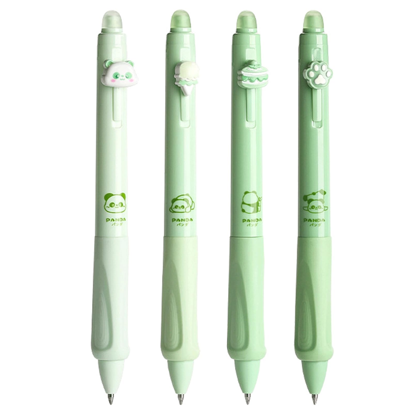 YBNKKUXKN gel pen ink pen 4pcs Gel Pen Cute Panda Retractable Fine Tip 0.5mm Writing Pen for Classroom Office and Home Use Signature Pen