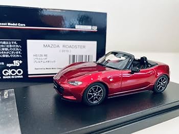 ミニカー　マツダNDロードスター マツダエース　ソウルレッドプレミアムメタリック Mazda Roadster RF 2016 ソウルレッドプレミアムメタリック (ミニカー