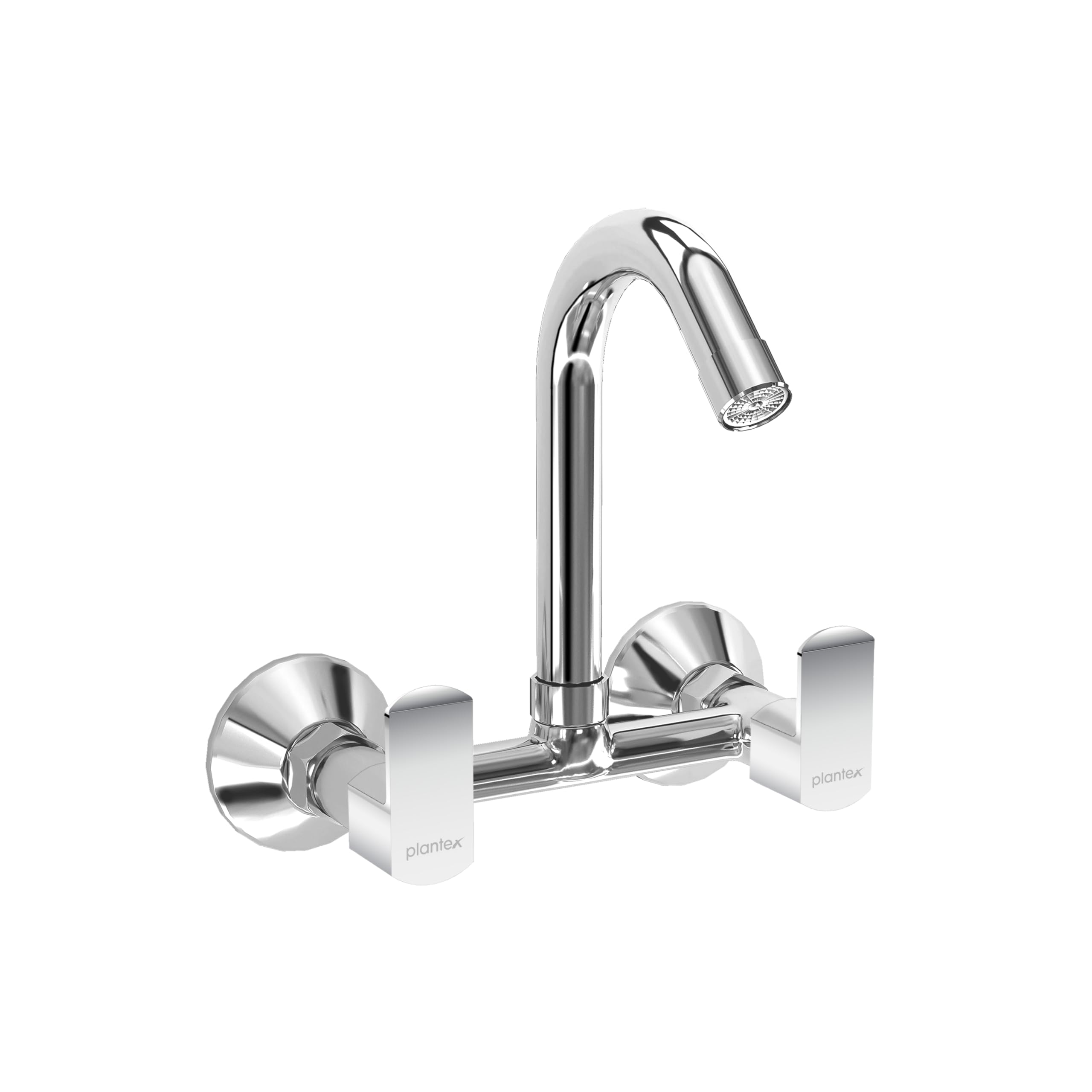 Plantex Sink Mixer for Kitchen Sink/Hot and Cold Water Mixer/360 Degree Rotating Spout/Wall Mount Sink Mixer with Teflon Tap - Pack of 1 (Kroma-Chrome) (B0CW5ZFMDC) Amazon Price History, Amazon Price Tracker