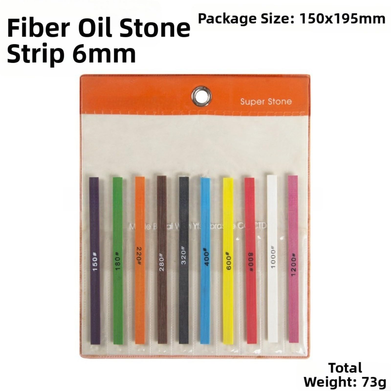 Juego de limas de pulido de precisión ultrafinas, tiras abrasivas de fibra de 1 mm en grano 8 #180-#1200 para molde, joyería, relojería, resistente al calor, para herramientas de portabrocas
