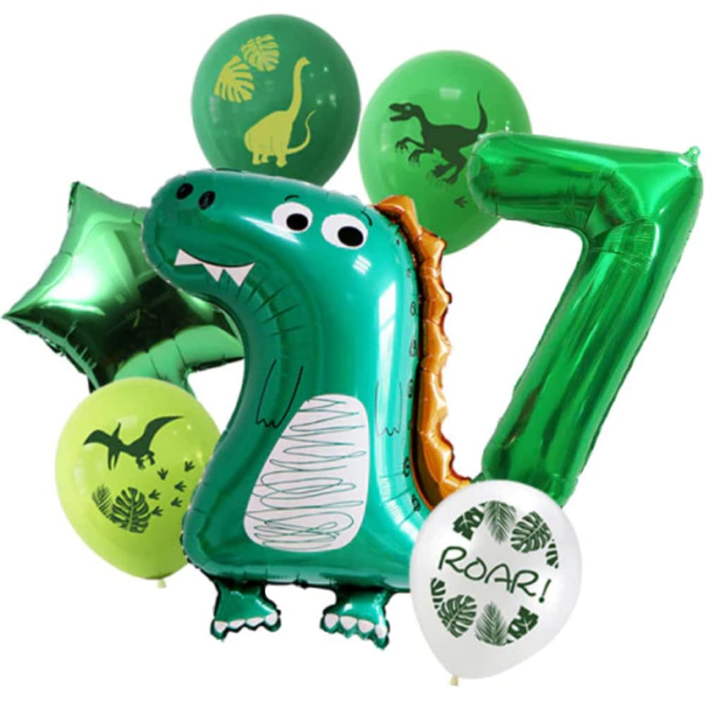 DIWULI Set Palloncini Dinosauro Per Compleanno 1 Anno - Decorazioni Con Dino E Numero 1