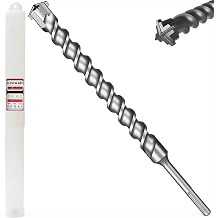 1-1/2"38mm x15 SDS Max Hammer Drill Bit, 4-Cutter Concrete