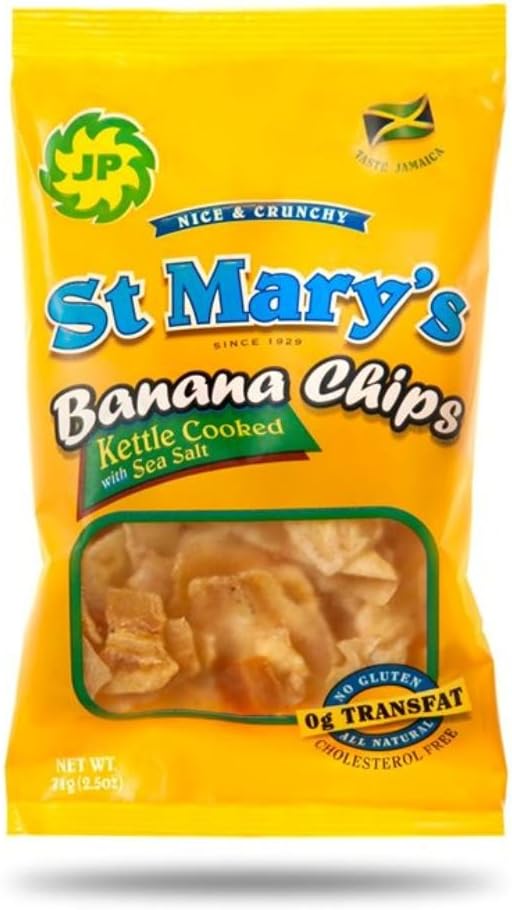 St. Mary Banana Chips 2.5 Oz (Pack of 24)