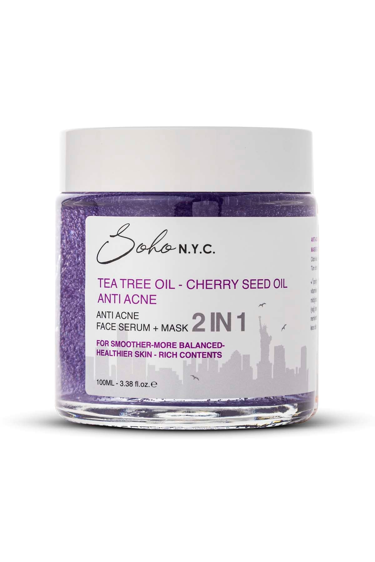 Vegan Anti Acne -Sebum Dengeleyici Durulanmayan Maske Etkili Serum 100 Ml