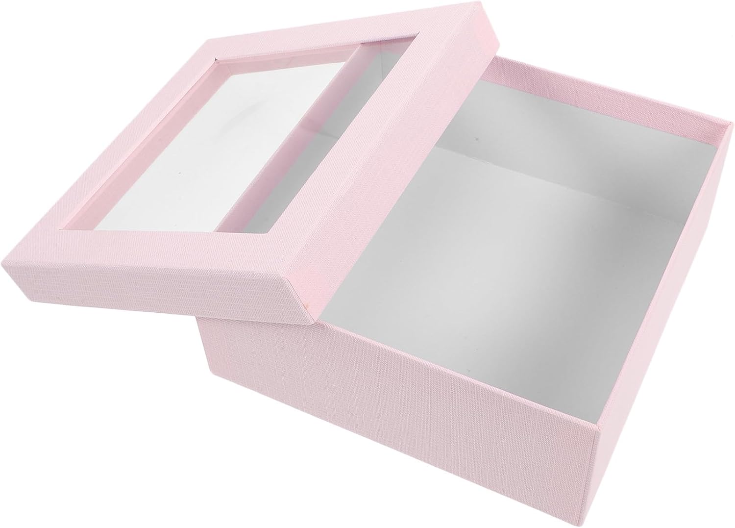 Baluue Square Gift Box Empty Packing Case for Valentine Gifts Pink