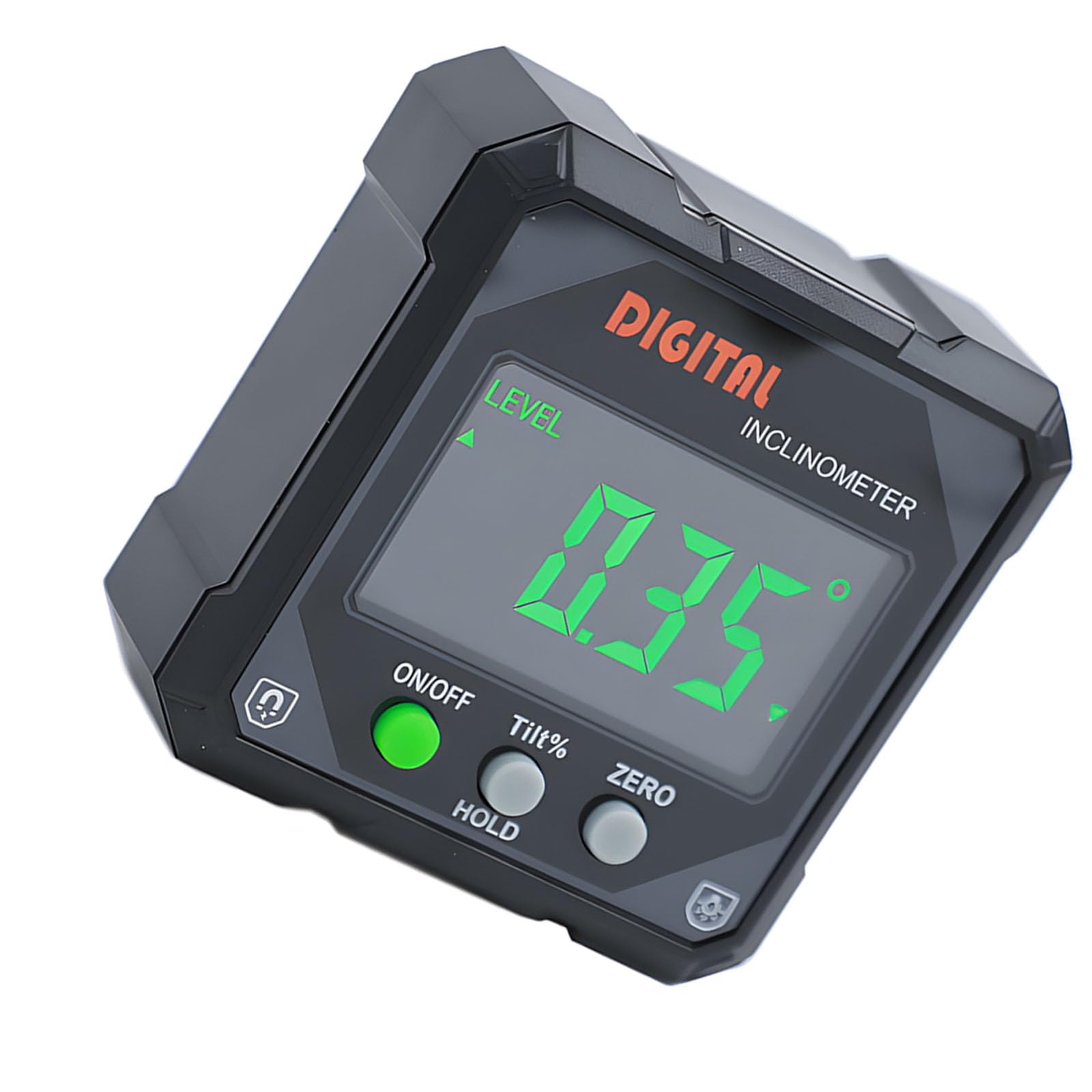 LED Backlights Digital Angles Finder Double Mode Operations Auto Rotating Screen Tool for Calibration Digital Inclinometer