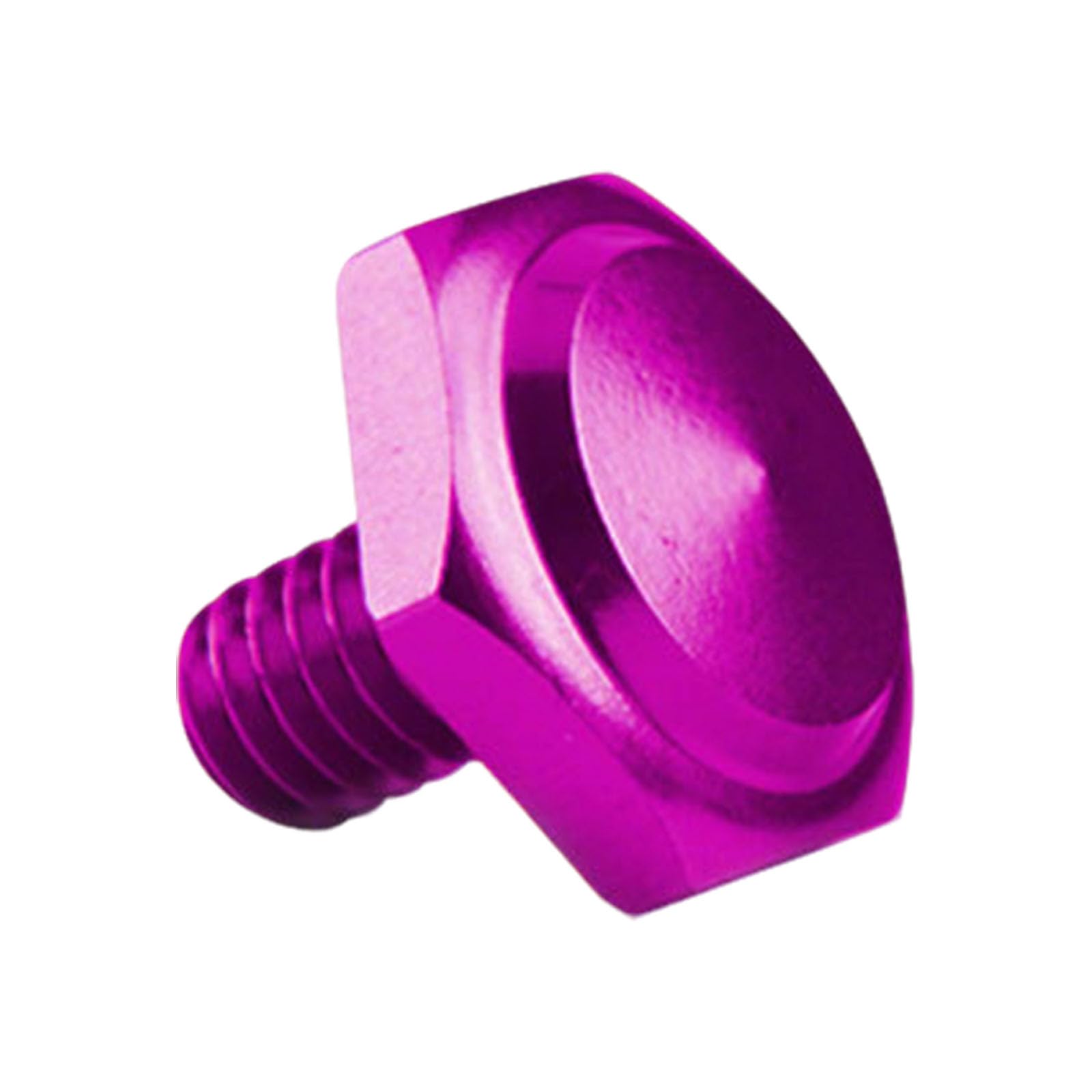 Rxgiasup Purple Aluminum Alloy Thin Profile Screw For Fishing Reel Enhanced Load Capacity Durability Arm Screw For Fishing Reel