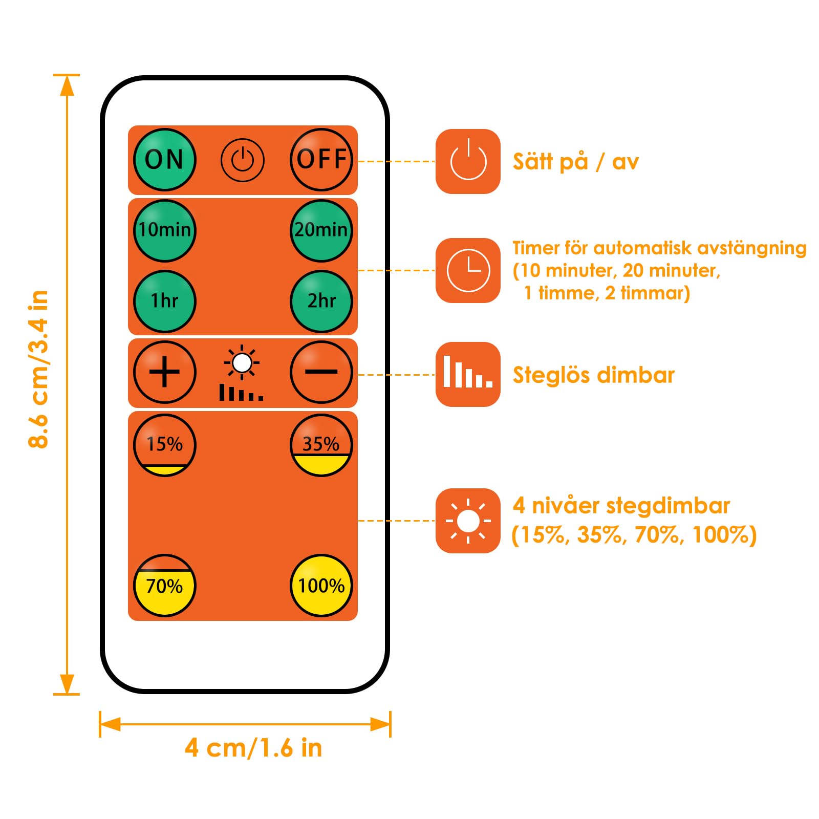 ENUOTEK LED Lámpara de Lectura de Pared con Control Remoto, Táctil Regulable Lámpara de Pared de Enfoque para la Cama con Puerto USB de 2A, Lámpara de Lectura con Brazo de Cuello de Ganso