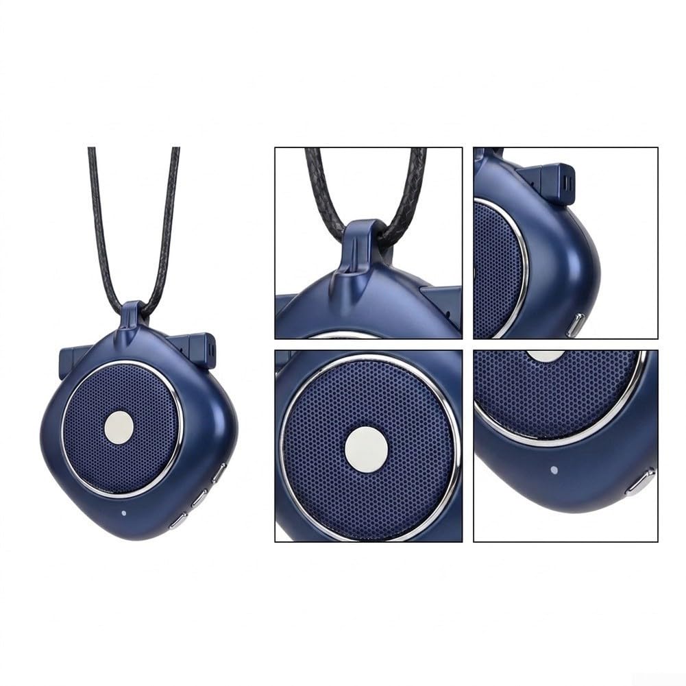 Altoparlante wireless portatile con tecnologia di traduzione live AI | Traduzione AI in tempo reale, supporta più lingue, uscita vocale chiara, connettività wireless, essenziale da viaggio (blu)