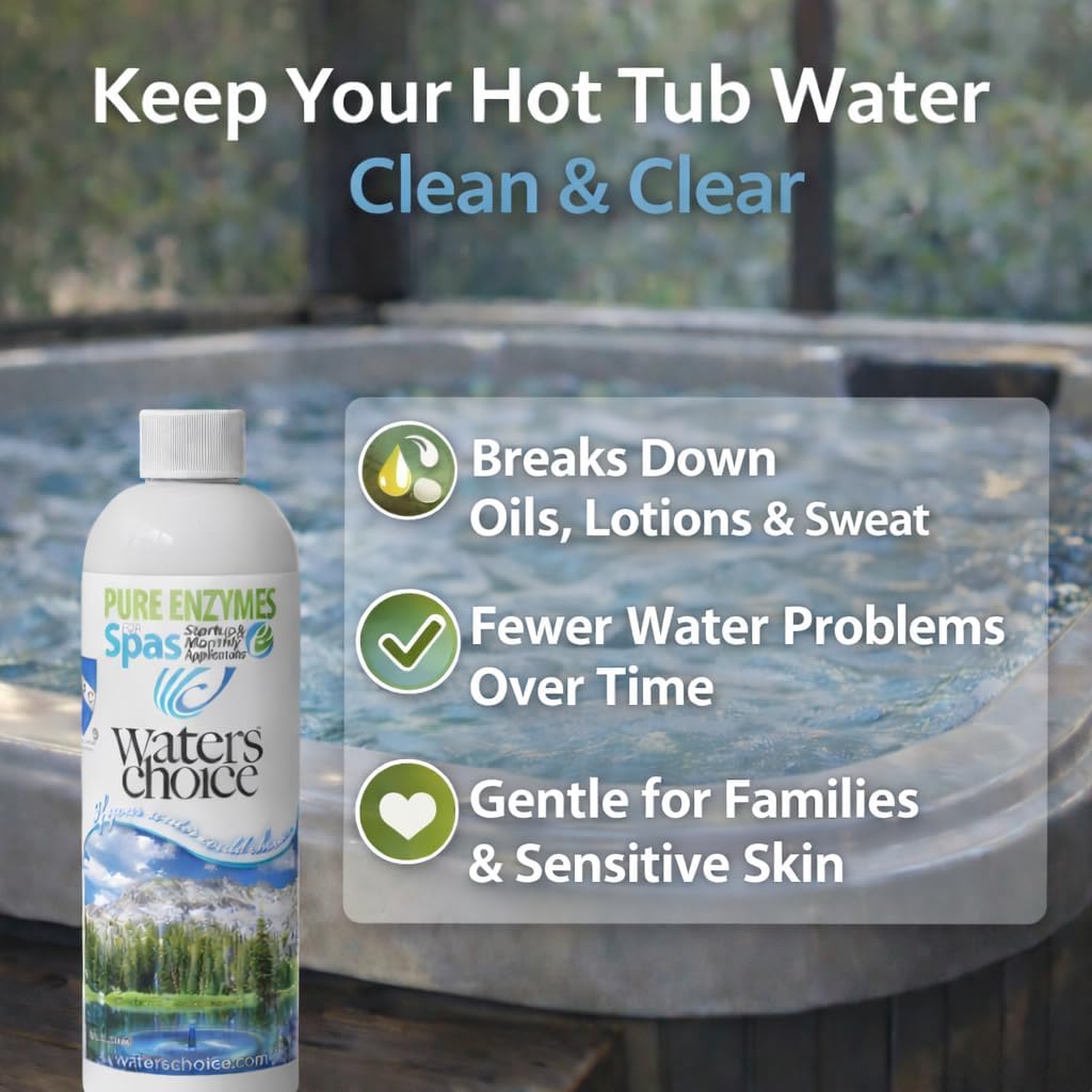 Waters Choice Complete Hot Tub Chemicals 3-Month Starter Kit-All-in-One Water Clarifier, Chemical-Free Spa Kit for Easy Water Care in Hot Tubs & Jacuzzis - Image 3