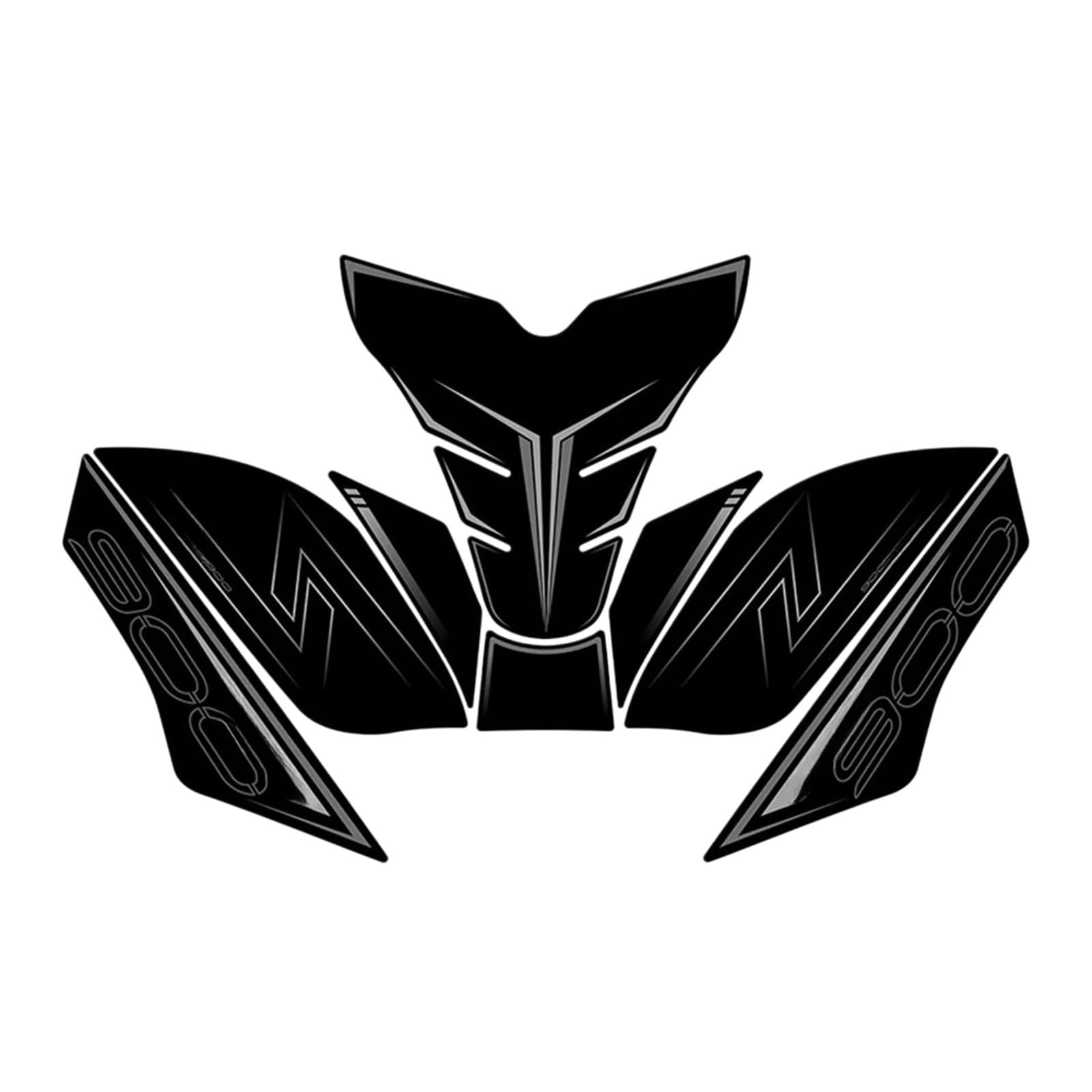 Motorcycle Fuel Tank Pad Stickers for Kawa&saki Z 900 Z900SE 2025- Frosted Stickers Paint Protection Sticker Tank Pad Protector Motorcycles Accessories