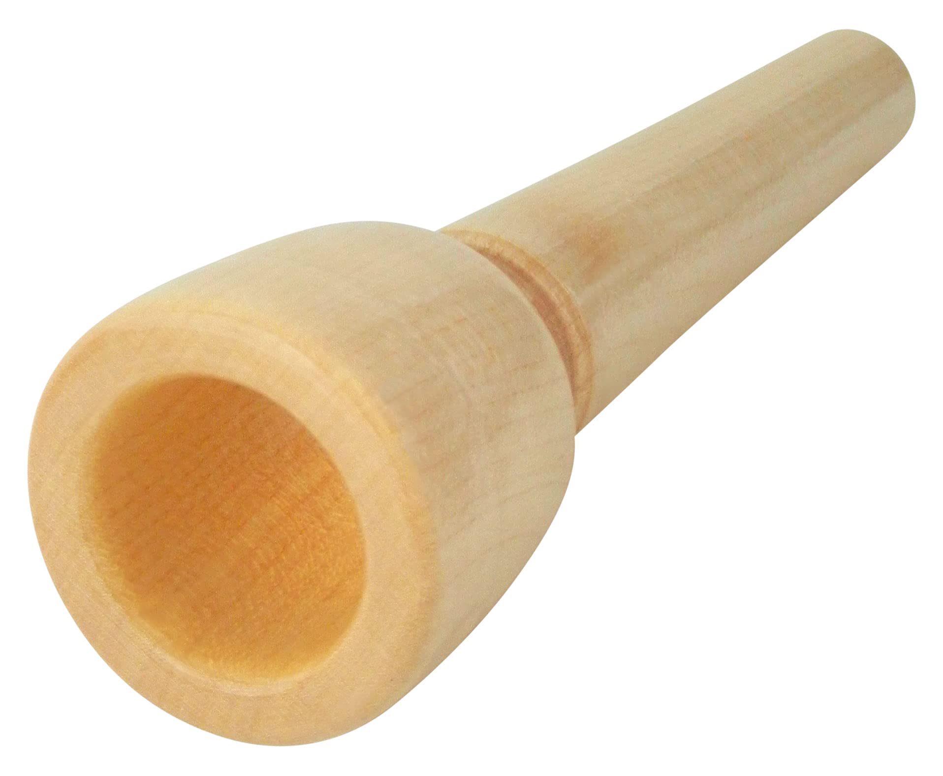 MUA21 Mundstück für Alphorn 21 mm (aus Ahorn, Kesselweite: 21 mm, Kesseltiefe: 25 mm, Durchgangsbohrung: 5,5 mm)