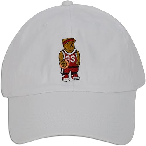 Basketball Teddy 23 Embroidered Cap Hat Dad Adjustable Polo Style Unconstructed