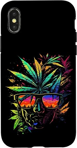 Miniatura 7 de iPhone 14 Plus Marihuana Hoja de cannabis con gafas de sol