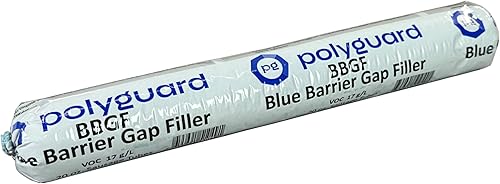 Miniatura 7 de POLYGUARD Blue Barrier Liquid Flashing 20oz Salchicha STPE, curado por humedad, 100% sólidos, bajo contenido de compuestos orgánicos volátiles