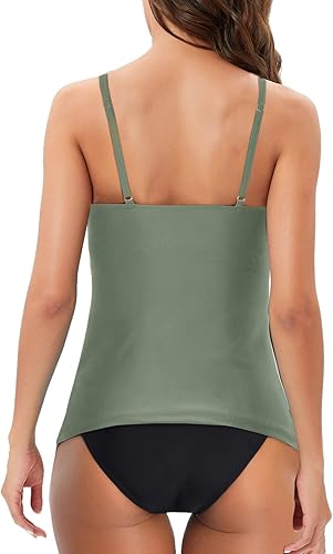 Miniatura 2 de D Cup - Traje de baño para mujer brasier deportivo vintage estampado traje de baño push-up para mujer