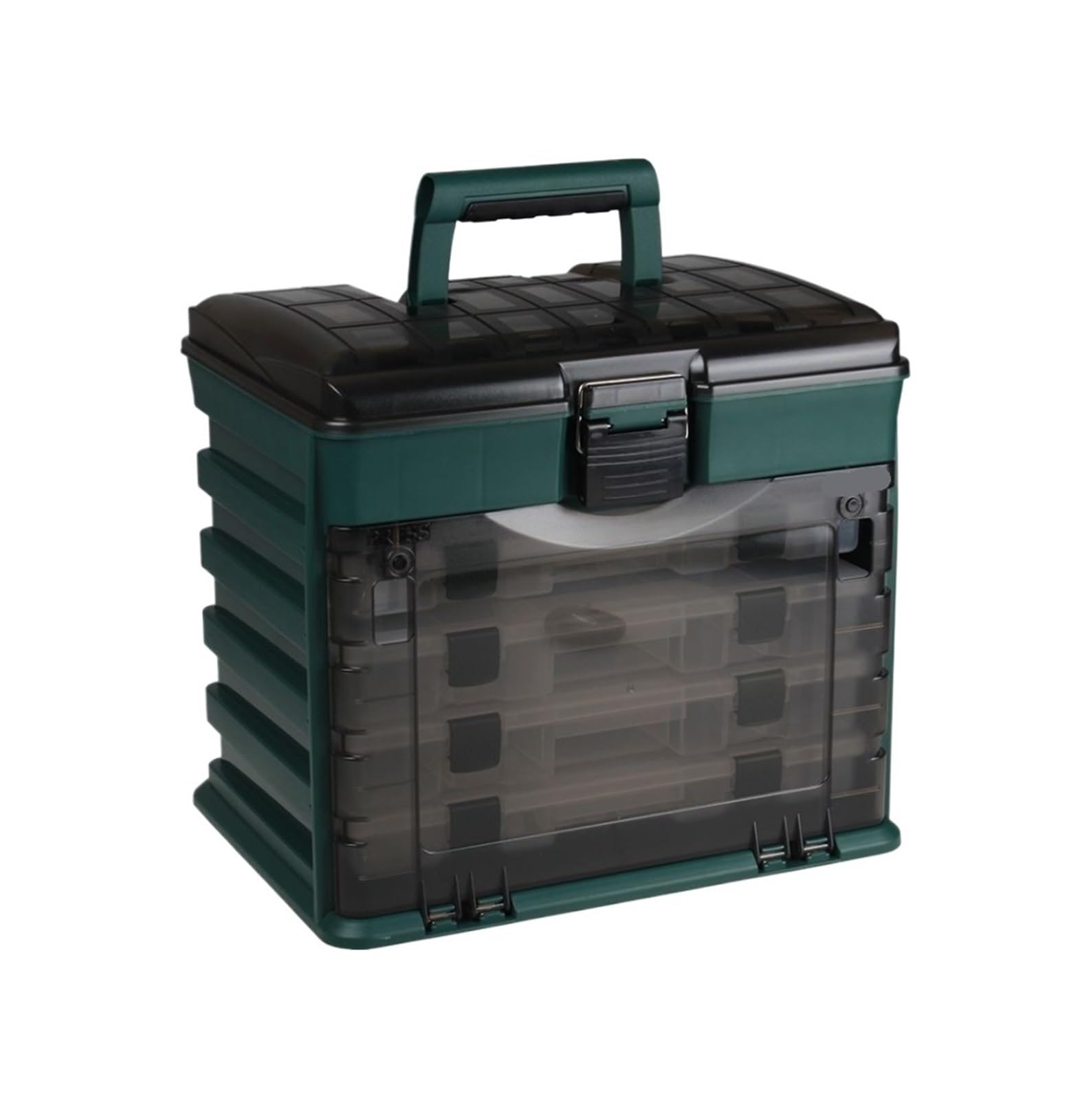 Lure Tackle Box Containers Tackle Box Portable Fishing Storage Side Layer Top Compartment Saltwater Fishing Gear