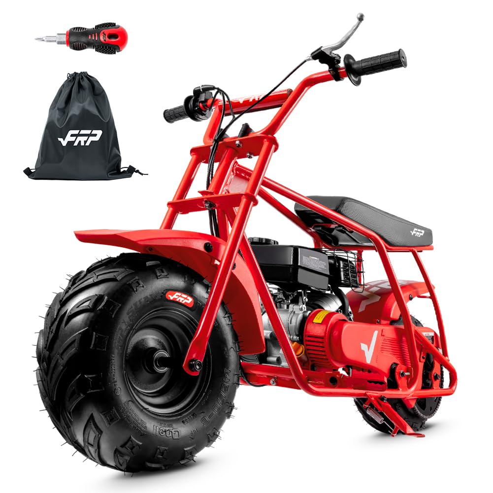 FRP GMB100 Basic Mini Bike 99cc 4-Stroke Off Road for Teens Adults 220 LBS