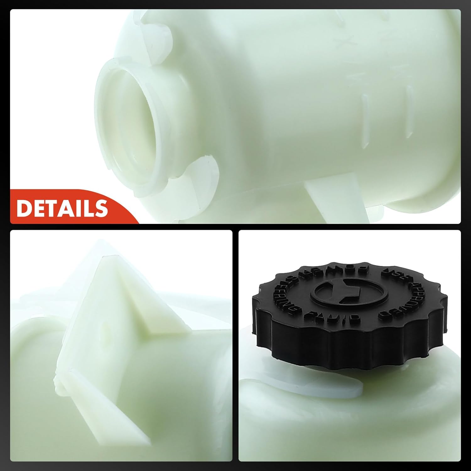 A-Premium Power Steering Reservoir/Tank with Cap Compatible with Dodge Journey 2009-2010 Avenger 2009-2014 & Chrysler 200 2011-2014 Sebring 2009-2010, L4 2.4L