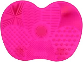 Nettoyeur Pinceau Maquillage Eouine Silicone Nettoyage De Maquillage Brosse De Lavage Conseil Outil De Nettoyage CosméTique (Rose rouge)