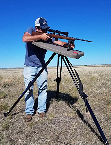 Mtm Hlst High-Low Shooting Table,Grey/Black #TOP3